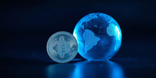 Cryptocurrency represented as one segment of broader global financial markets